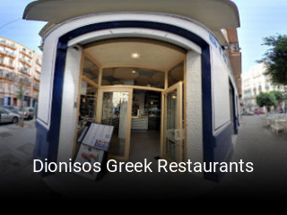 Dionisos Greek Restaurants reservar mesa