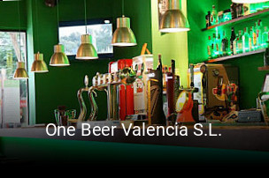 Reserve ahora una mesa en One Beer Valencia S.L.