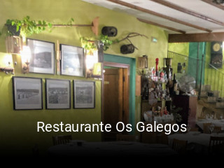 Reserve ahora una mesa en Restaurante Os Galegos