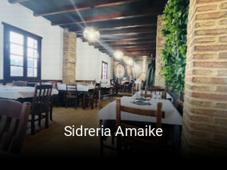 Sidreria Amaike reserva de mesa