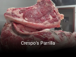 Crespo's Parrilla reserva de mesa