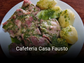 Cafeteria Casa Fausto reserva de mesa