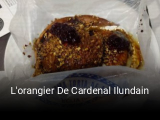 Reserve ahora una mesa en L'orangier De Cardenal Ilundain