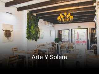 Arte Y Solera reserva de mesa