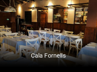 Reserve ahora una mesa en Cala Fornells