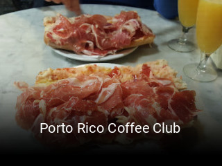 Porto Rico Coffee Club reserva de mesa