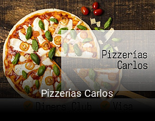 Pizzerías Carlos reservar en línea