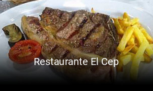 Restaurante El Cep reserva de mesa