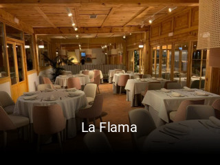 Reserve ahora una mesa en La Flama