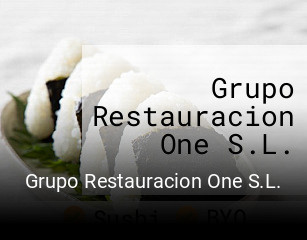 Grupo Restauracion One S.L. reserva de mesa