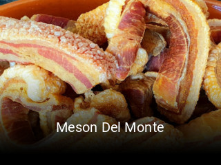 Meson Del Monte reserva de mesa