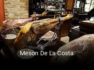 Reserve ahora una mesa en Meson De La Costa