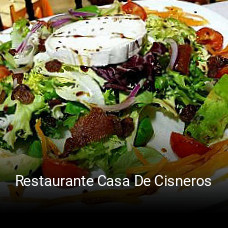 Restaurante Casa De Cisneros reserva de mesa