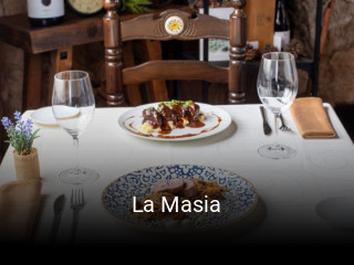 Reserve ahora una mesa en La Masia