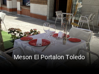 Meson El Portalon Toledo reserva