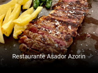 Restaurante Asador Azorin reserva de mesa