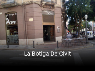 Reserve ahora una mesa en La Botiga De Civit