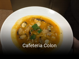 Cafeteria Colon reservar mesa