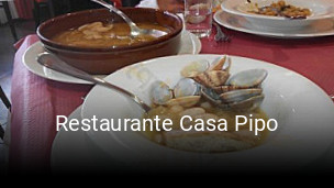 Reserve ahora una mesa en Restaurante Casa Pipo