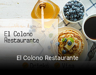El Colono Restaurante reserva