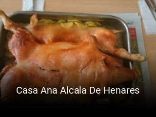 Casa Ana Alcala De Henares reserva de mesa