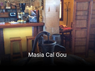 Reserve ahora una mesa en Masia Cal Gou