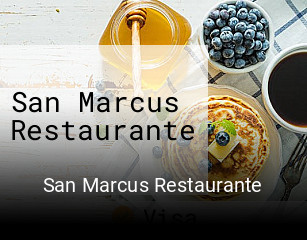 Reserve ahora una mesa en San Marcus Restaurante