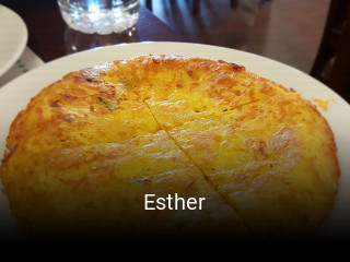 Esther reservar mesa