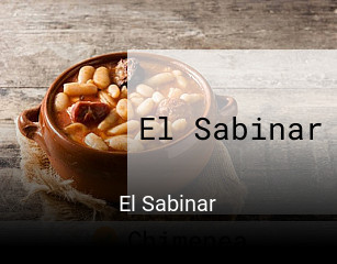 Reserve ahora una mesa en El Sabinar