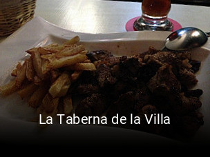Reserve ahora una mesa en La Taberna de la Villa