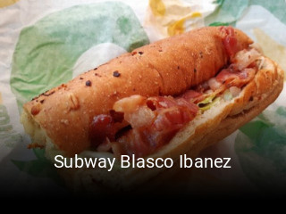 Subway Blasco Ibanez reservar mesa