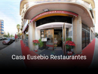 Casa Eusebio Restaurantes reserva