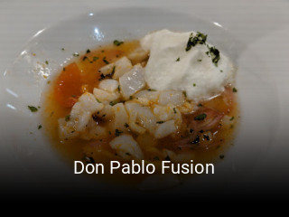 Don Pablo Fusion reserva de mesa