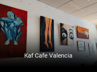 Kaf Cafe Valencia reservar mesa
