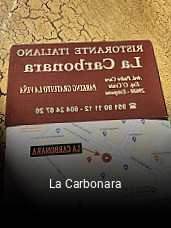 La Carbonara reservar en línea