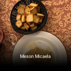 Meson Micaela reserva de mesa