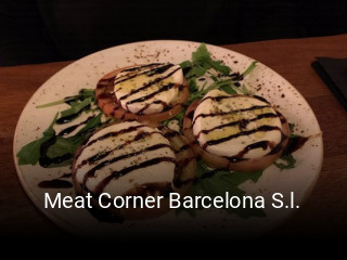 Reserve ahora una mesa en Meat Corner Barcelona S.l.
