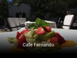 Cafe Fernando reservar mesa