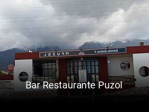Reserve ahora una mesa en Bar Restaurante Puzol
