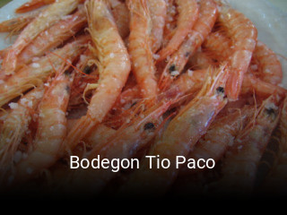 Bodegon Tio Paco reservar mesa
