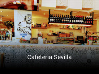 Cafeteria Sevilla reserva de mesa