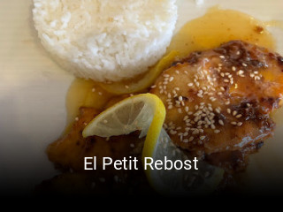 Reserve ahora una mesa en El Petit Rebost