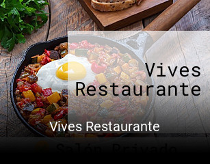 Vives Restaurante reservar en línea