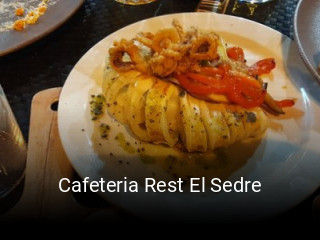 Reserve ahora una mesa en Cafeteria Rest El Sedre