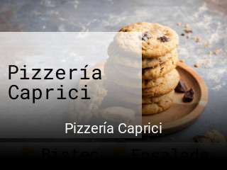 Pizzería Caprici reserva