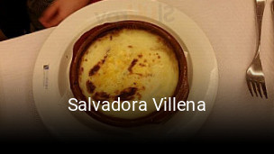 Salvadora Villena reservar mesa