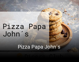 Pizza Papa John´s reservar en línea