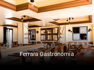 Ferrara Gastronomía reservar mesa