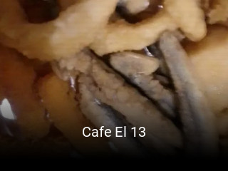 Cafe El 13 reservar en línea
