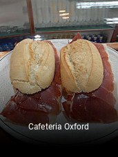 Cafeteria Oxford reservar mesa